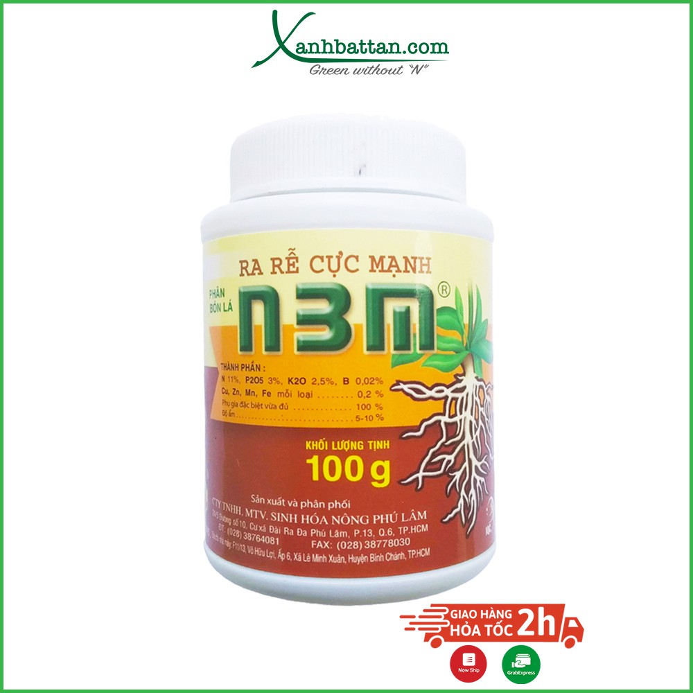 Phân Bón Siêu Kích Rễ Cực Mạnh N3M 100 Gram