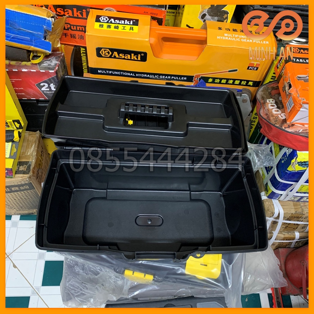 16" Thùng đựng đồ nghề nhựa  Pretul có nắp đựng vít, đồ nhỏ - Made in Mexico