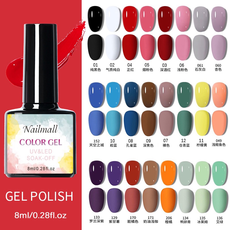 Sơn móng gel UV LED màu sắc tươi sáng