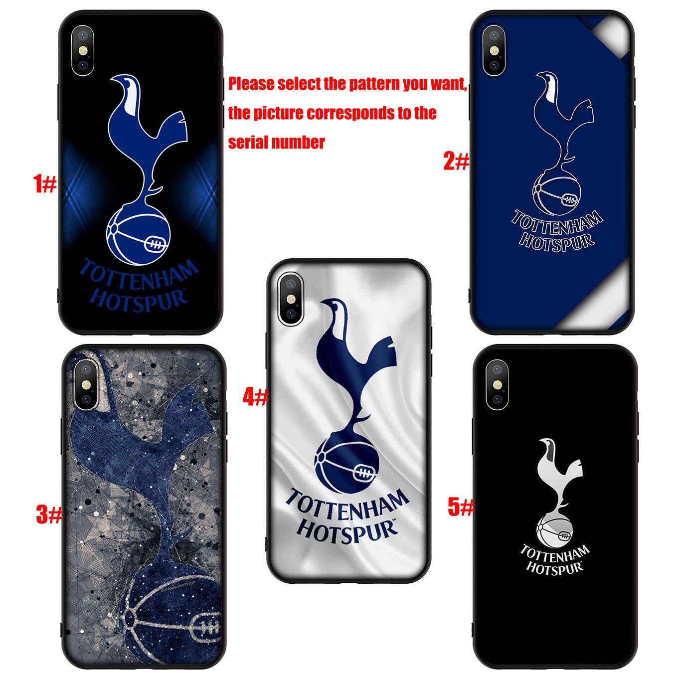 Samsung Galaxy Note 20 Ultra Note 10 Plus  Lite 8 9 S7 Edge M11 Casing Soft Silicone Phone Case Tottenham Hotspur Football Cover