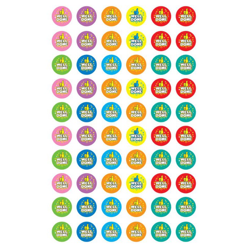 10 tập Stickers lời khen Tiếng Anh