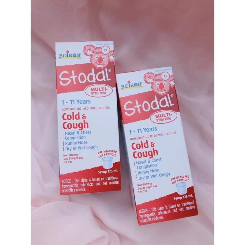 Ho Stodal Cold &amp; Cough nội địa Canada 125m 1-11y