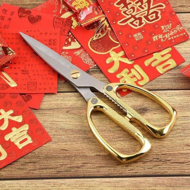 Kéo Nhà Bếp Đa Năng Cán Vàng/Bạc Thép