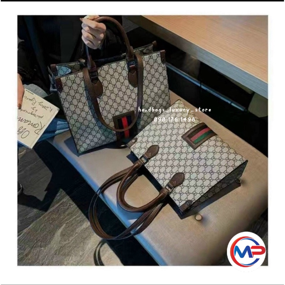 𝑭𝑹𝑬𝑬𝑺𝑯𝑰𝑷  Túi Xách công sở G U C I size ngang 38cmFreeship
