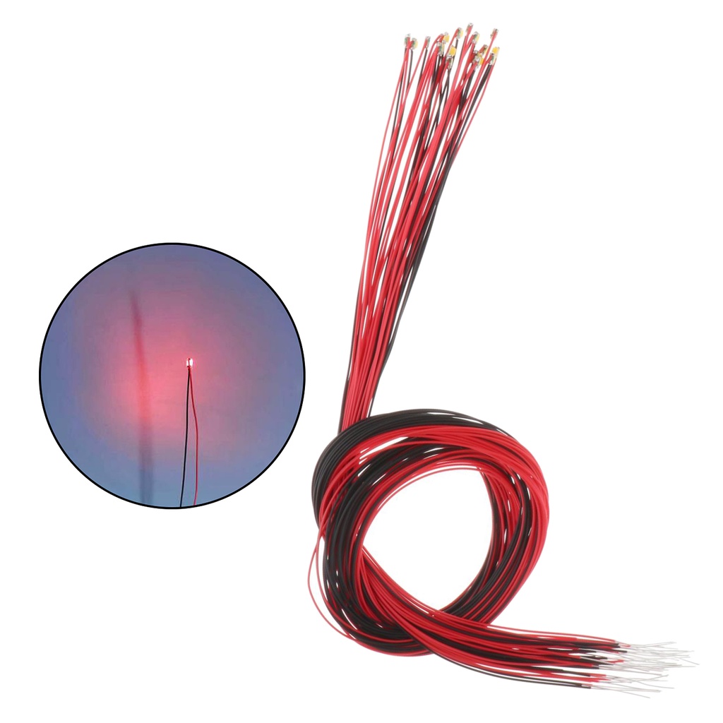 Set 20 Dây Đèn Led SMD 0805 Màu Trắng / Xanh Lá / Vàng / Xanh Dương / Cam Ấm Áp Có Sẵn