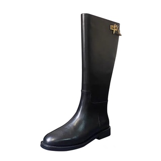 Boot đùi cao cổ khoá sau PHỐI XÍCH (HÀNG QC CAO CẤP) (sale)