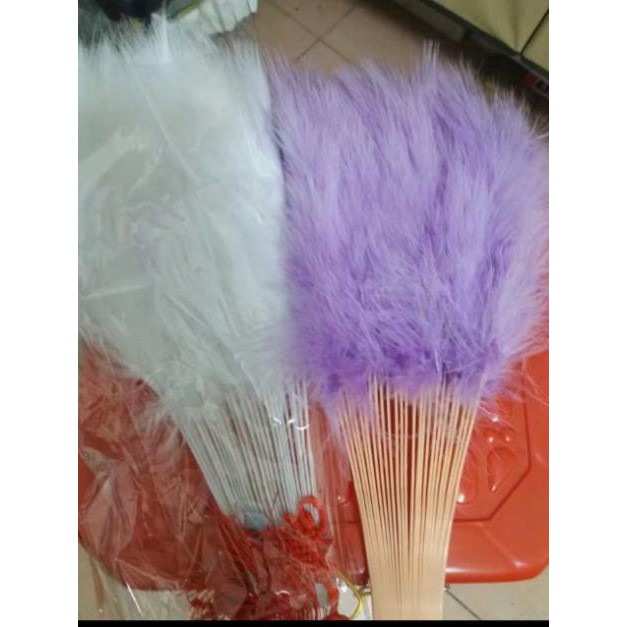 Quạt lông vũ loại dày nhiều mẫu