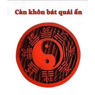 Ấn gỗ đào Càn Khôn Bát Quái ấn