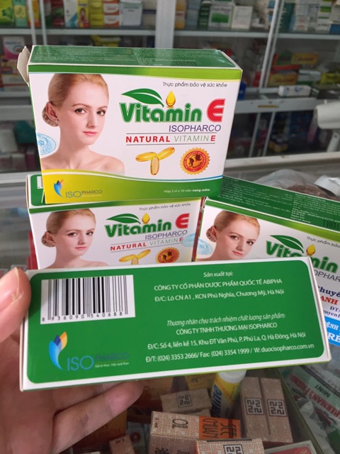 ✅(chính hãng) Vitamin E- viên uống đẹp da,cho làn da mịn màng | Thế Giới Skin Care