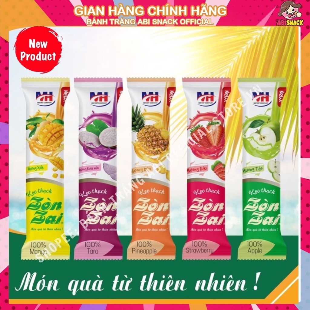 Mã 253fmcgsale giảm 8% đơn 500k hàng mới về 1 gói kẹo thạch zòn zai cây vị - ảnh sản phẩm 2