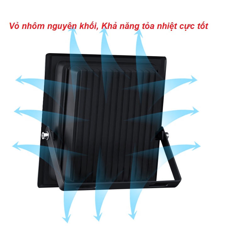 Đèn Năng Lượng Mặt Trời, Đèn Led Chống Lóa Cao Cấp 2023 100W,200W,500W Khung Nhôm Bảo hành 2 năm