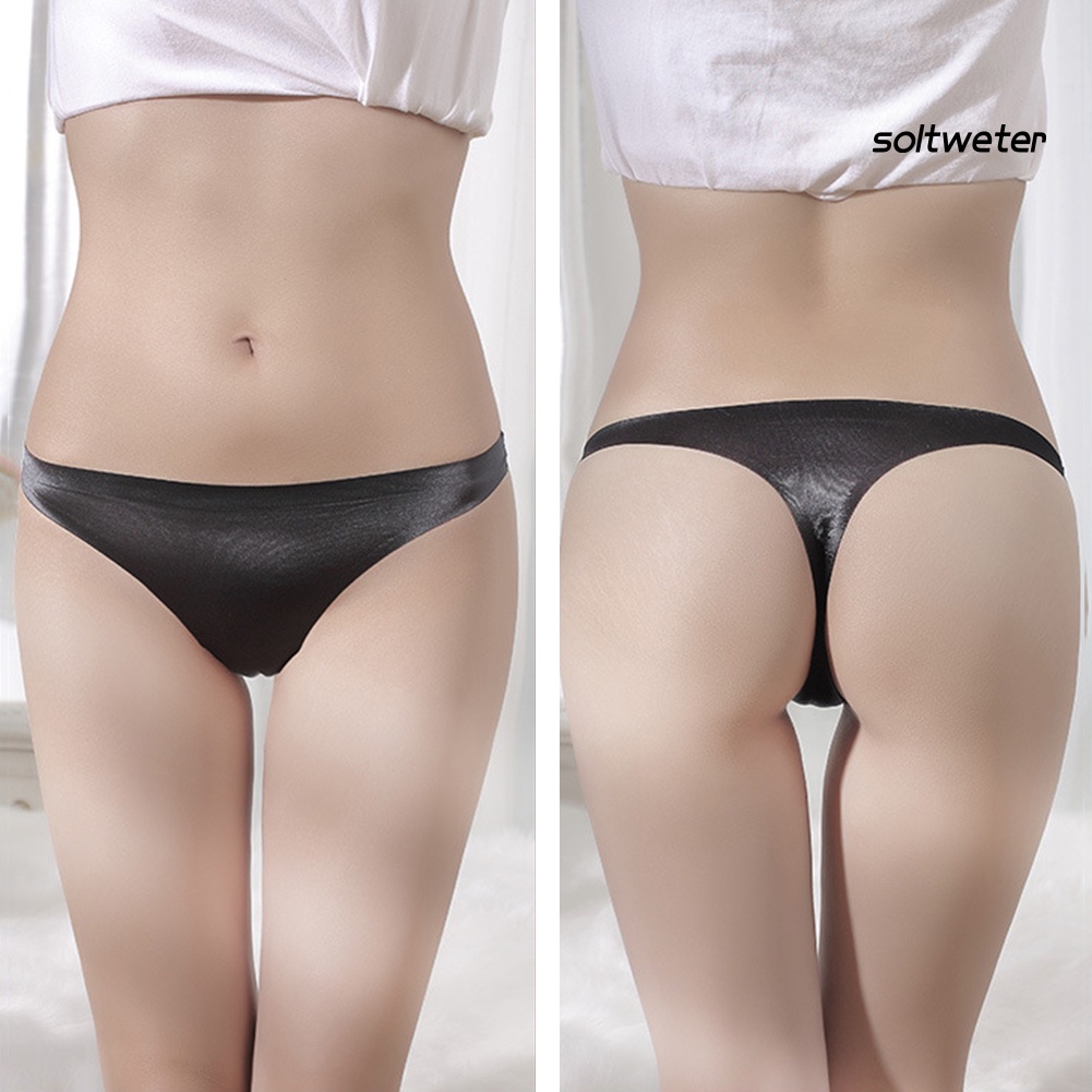 Set 2 Quần Lót Lọt Khe Lưng Thấp Màu Sắc Ngọt Ngào Quyến Rũ Cho Nữ