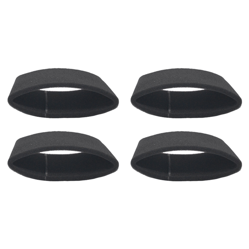 4pcs Foam Sleeve Filter Reusable Spare Washable Easy Install Black 9058500 Type R Vacumm Cleaner Fit For Shop Vac