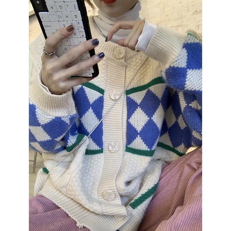 [SPOT] Cassaccoon sọc áo khoác áo choàng so với phong cách retro của Hàn Quốc