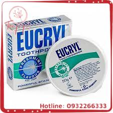 Bột Bạc Hà Giúp Sạch Miệng Trắng Răng, Hơi Thở Thơm Mát Eucryl Toothpower 50g