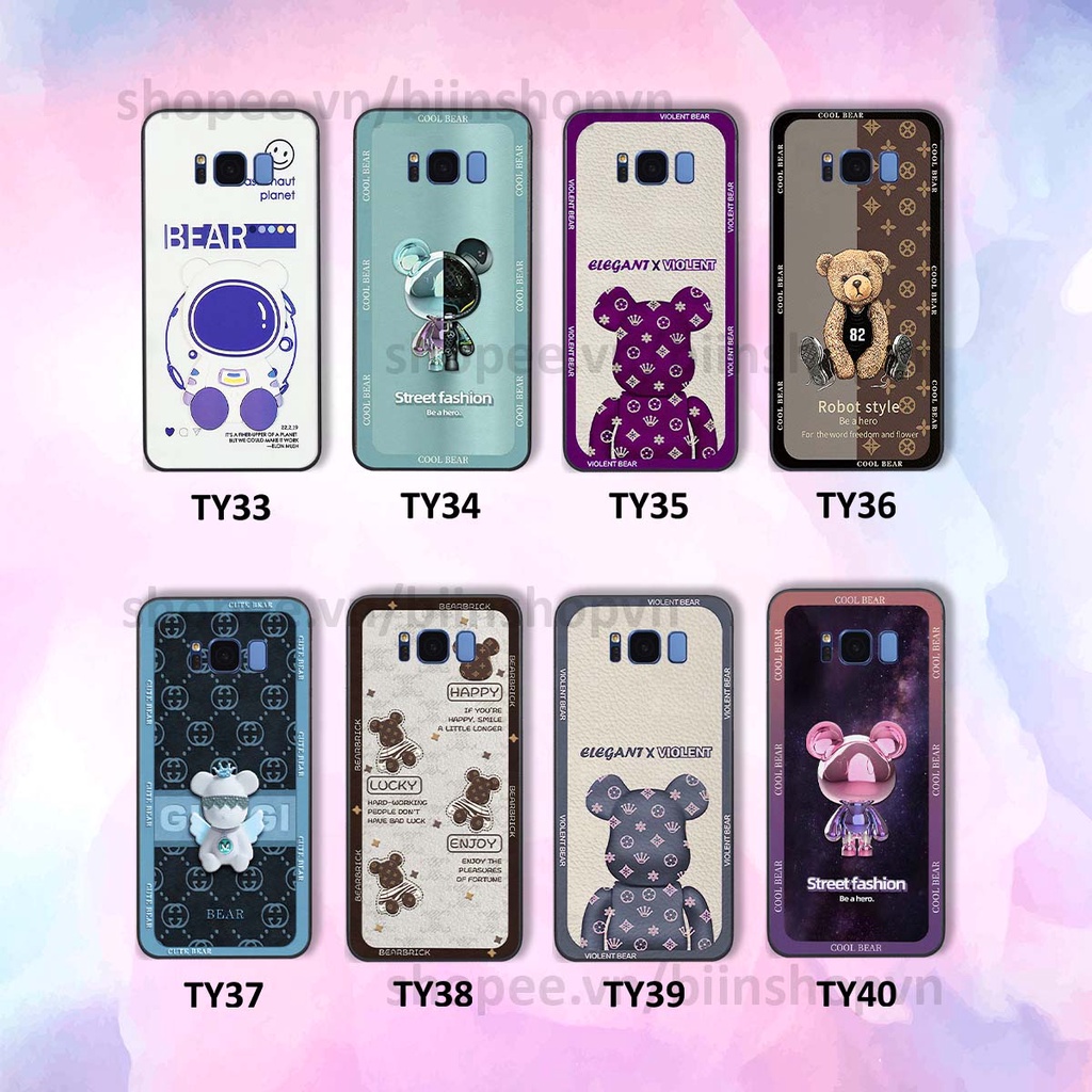 Ốp Samsung S8 / S8 Plus / S8+ hình gấu bear brick đẹp độc lạ, thời trang, cá tính