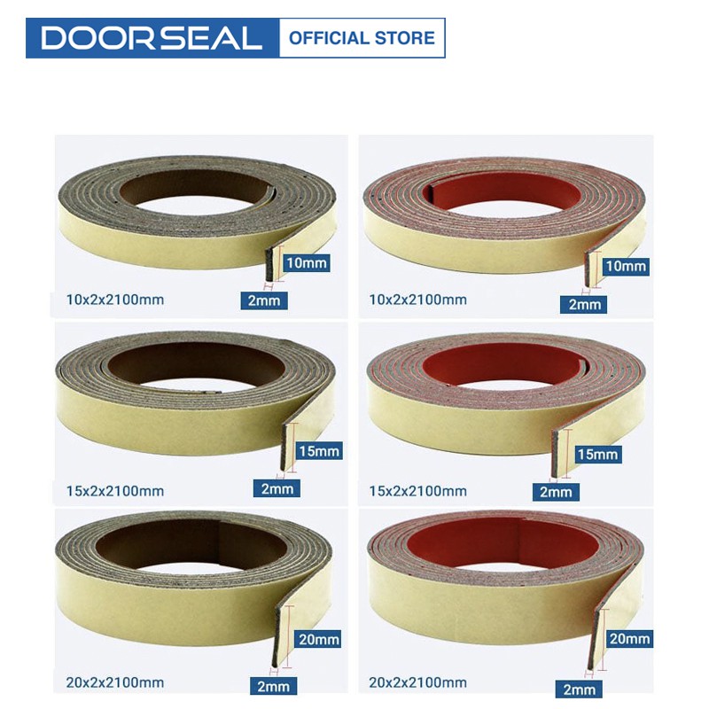 2m Ron cao su chống Cháy, Chịu nhiệt - DOORSEAL™ (Vietnam)