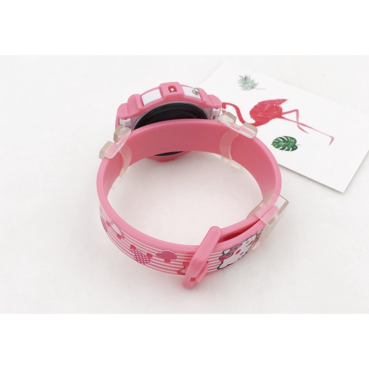 Đồng Hồ Thông Minh Họa Tiết Hello Kitty Phong Cách Hàn Quốc Thời Trang Thể Thao Cho Trẻ Em