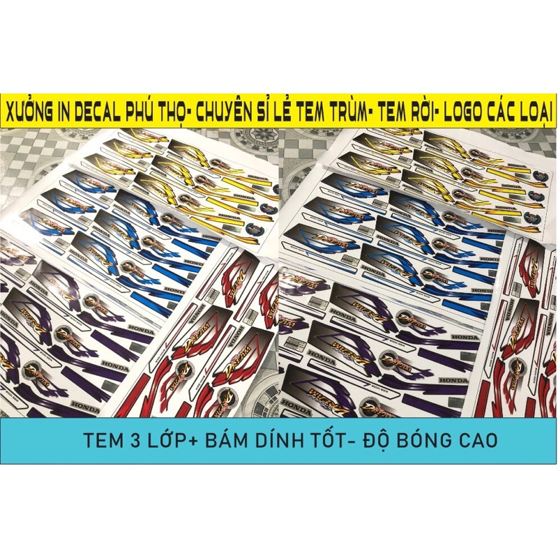 Tem Dream 3 lớp cánh chim- các màu