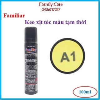 Keo Xịt Tóc Màu Familiar 100ml -  A -Màu vàng