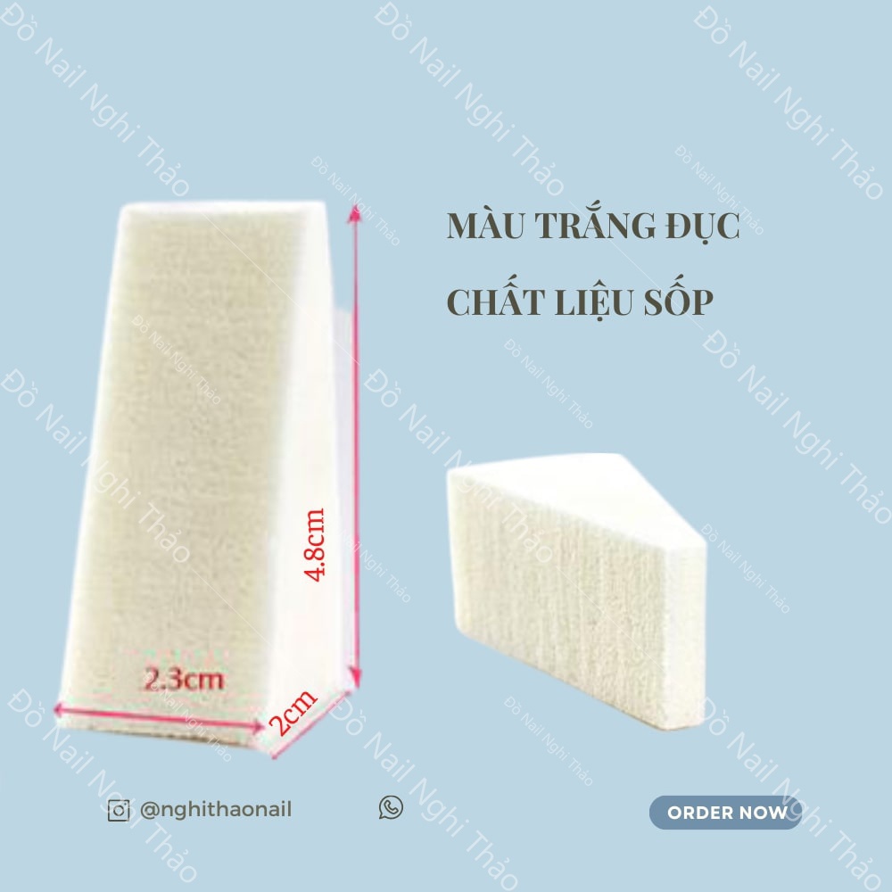 Mút dặm ombre nail