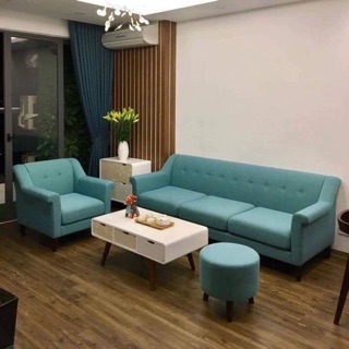 Combo ghế sofa, đôn và bàn trà