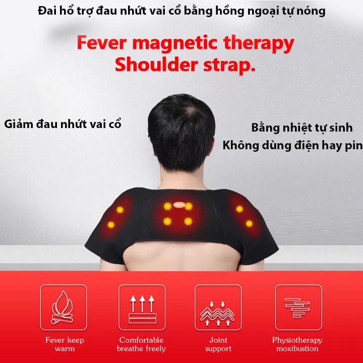 Đai hồng ngoại hổ trợ vai cổ DH35