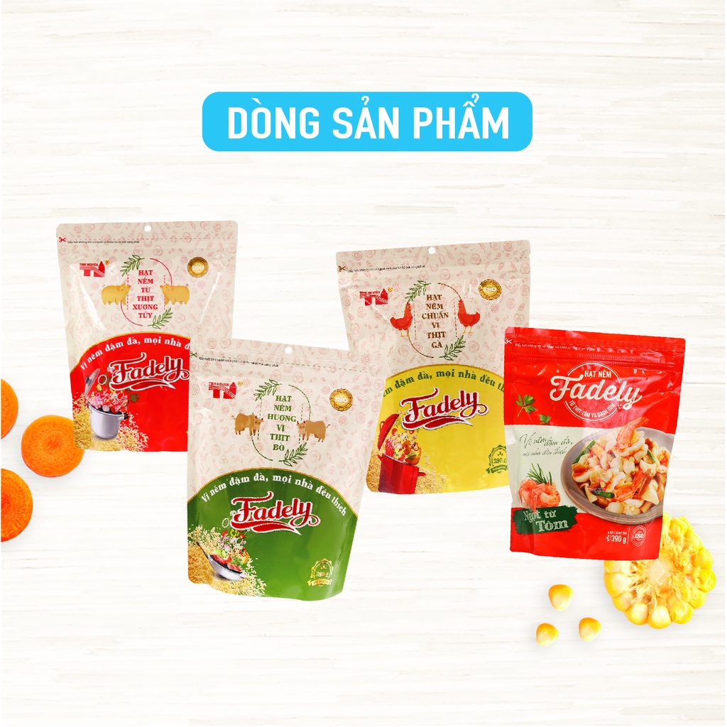 Hạt Nêm Fadely Vị Thịt Gà (390g)