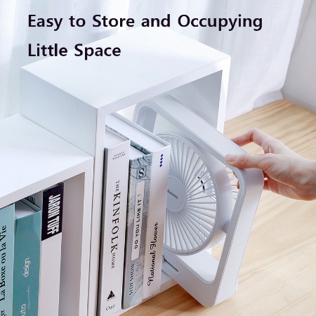 Quạt Mini Để Bàn BASEUS Cube Shaking Fan CXMF02 Tự Động Quay Tích Điện Pin Sạc Siêu Bền 5400mah Hoạt Động Liên Tục 18h | BigBuy360 - bigbuy360.vn