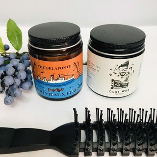 Combo Sáp Vuốt Tóc THE BELAFONTE CLAY + Sáp Vuốt Thơm Clay Wax Professio