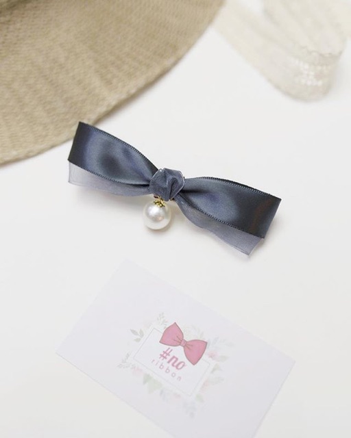 [ Hàng Thiết Kế ] Kẹp Tóc Nơ Voan Phối Đủ Màu Handmade Cao Cấp Ribbon.mimi Nami cột / kẹp