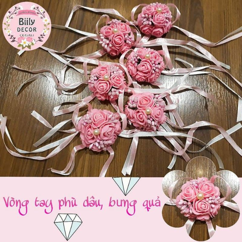 VÒNG TAY BƯNG QUẢ (BỘ 6 CÁI)