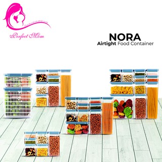 (COMBO) Bộ hộp đựng thức ăn kín khí (hộp trữ lạnh) FITIS NORA - Airtight Food Container