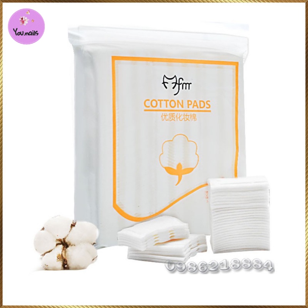 Bông tẩy trang Cotton Pads 222 miếng 3 lớp hàng nội địa Trung