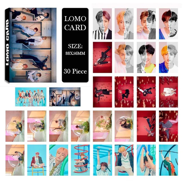 Ảnh in màu Lomo Card BTS 16 bộ Cửa hàng Kpop