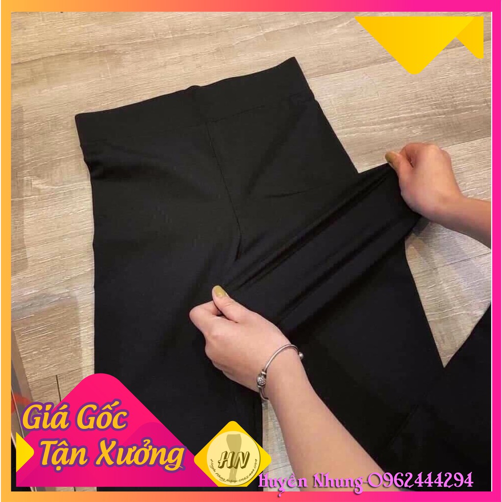 [Chất vải siêu đẹp] Quần legging nữ |Quần dài nữ cạp cao chất umi siêu co dãn không xù | BigBuy360 - bigbuy360.vn