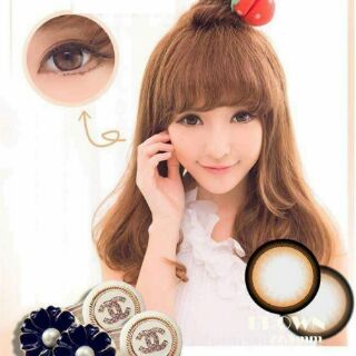 SAKURA_Brown contact lens