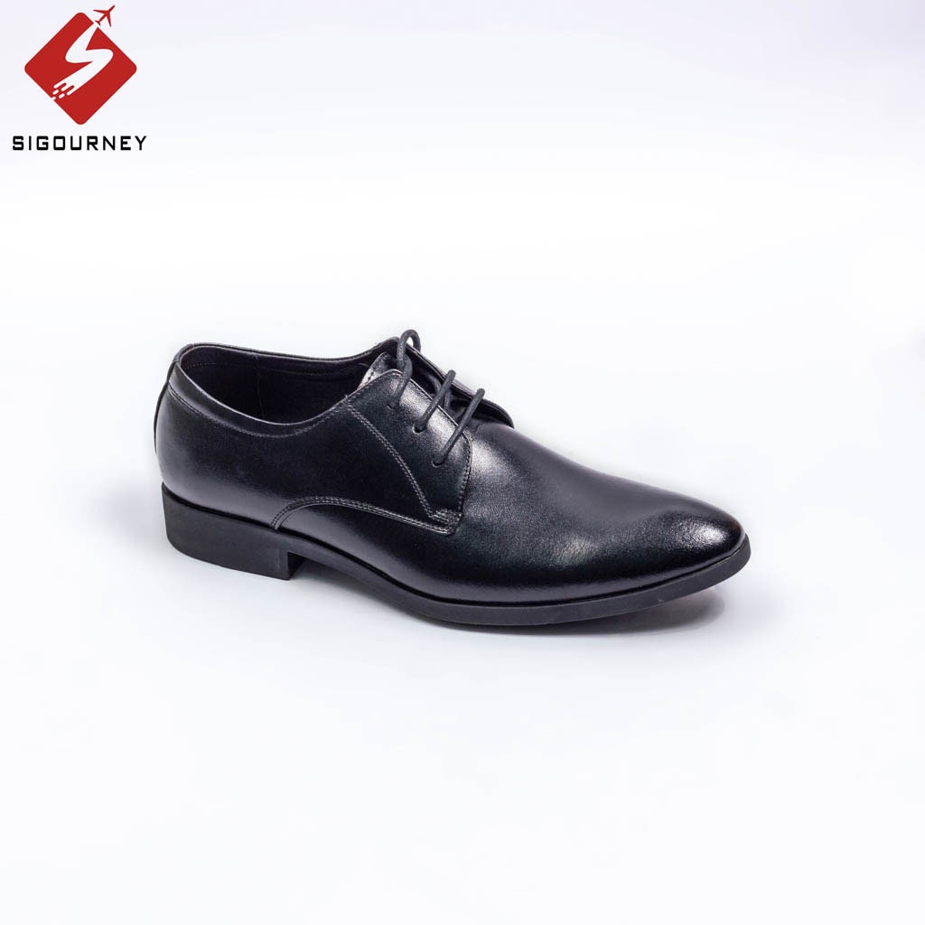 Giày Tây Nam Công Sở, Giày Tây Nam Dây Buộc Da Thật, Thiết Kế Lịch Lãm, Cao Cấp Sang Trọng SIG-04