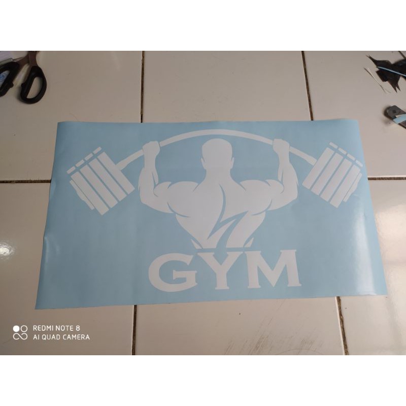 Miếng Dán Trang Trí Xe Hơi Tập Gym 1 Độc Đáo