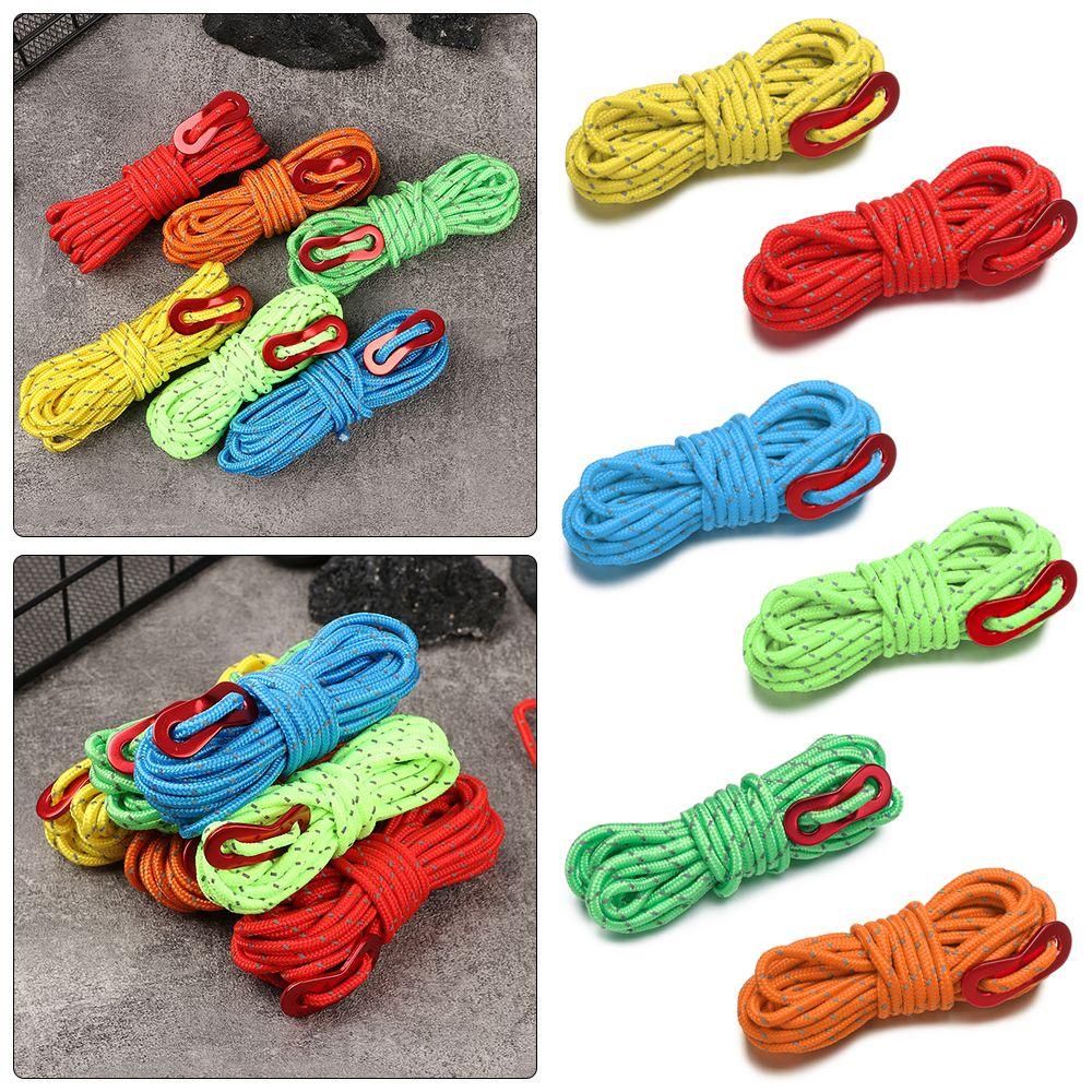 MUVAKO Dây Thừng Phản Quang Nhiều Màu Sắc 4mm 13ft Đa Dụng Cho Hoạt Động Ngoài Trời