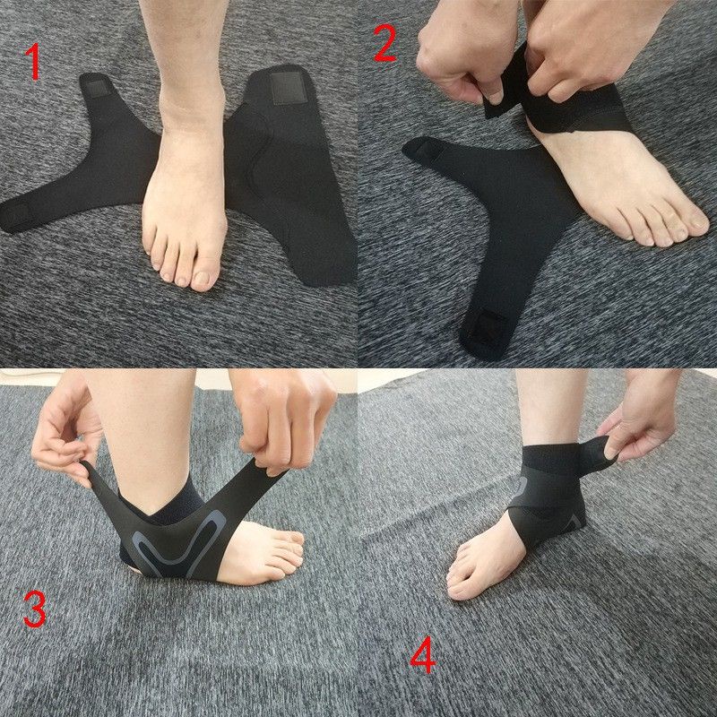 Băng Cuốn Bảo Vệ Mắt Cá Chân Chơi Thể Thao Thoáng Khí Chính Hãng.