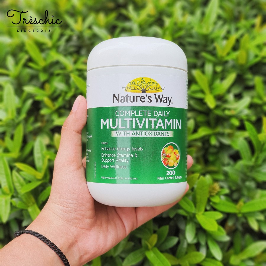 Viên Uống Đẹp Da Bổ Sung Vitamin Tổng Hợp Từ Rau Củ Quả Và Tảo Biển Nature’s Way | BigBuy360 - bigbuy360.vn