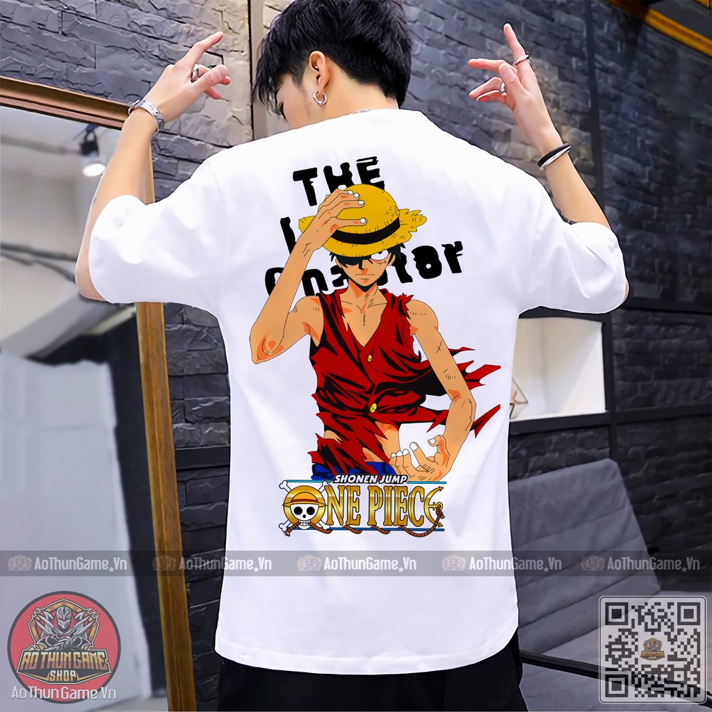 ☘️ Áo thun Luffy Mẫu mới cực đẹp / Áo One Piece Đảo Hải Tặc 3D T-shirt white Monkey D Luffy ATT06 [AoThunGameVn]