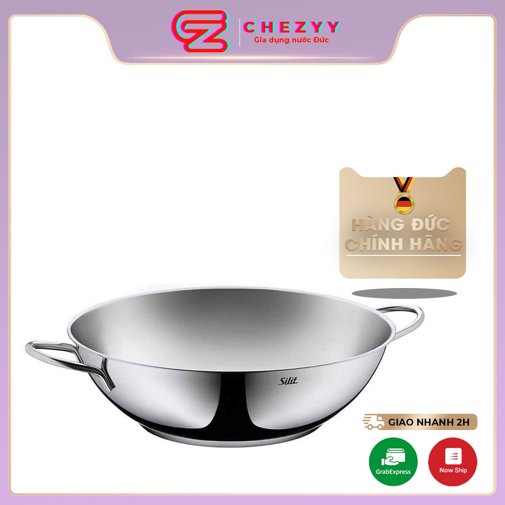 Chảo xào Silit Wok 32cm, chảo sâu lòng Silit [Hàng Đức chính hãng]