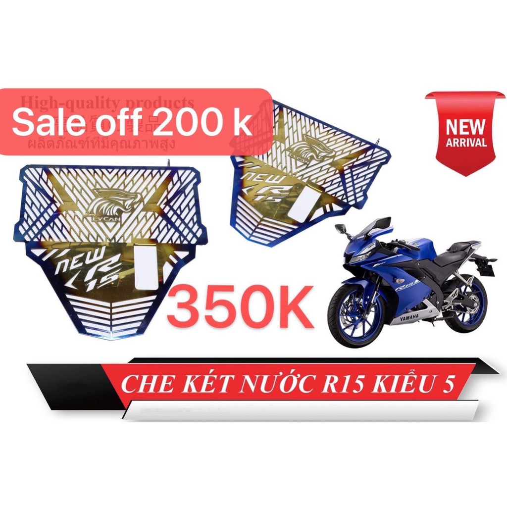 Che két nước lưới nhôm CNC xe R15 MT 09 MT15 Z900 R3 RAIDER SATRIA GSX150 CBR650 YZF