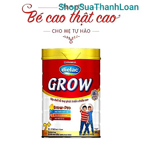 [HSD T11-2022] SỮA BỘT DIELAC GROW 2+ - Hộp 900gr (CHO TRẺ TỪ 2 - 10 TUỔI)