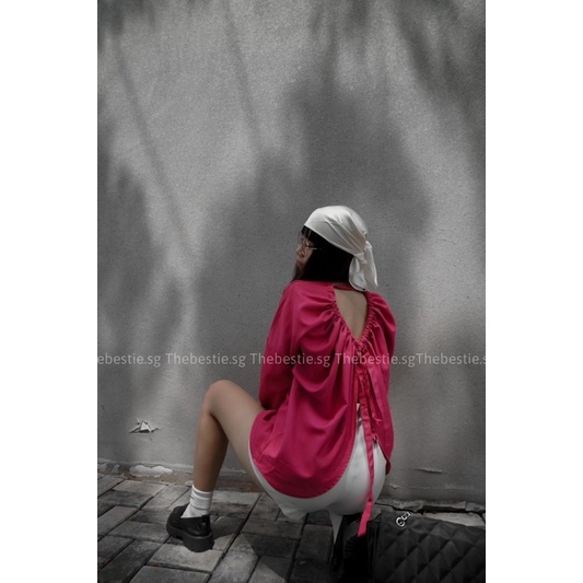 ÁO TRENDY BUỘC NƠ