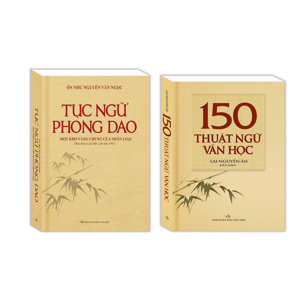 Sách - Combo Tục ngữ phong dao + 150 thuật ngữ văn học (bìa mềm)