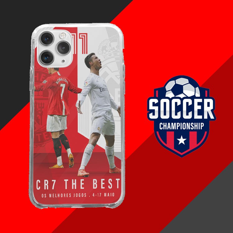 Ốp di động CR7 THE BEST C.Ronaldo iPhone 7 7P 8 8P X Max 11 12 Pro Max  FOO20210217