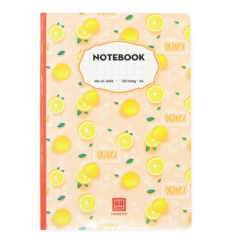 Sổ 4 ô ly 120 trang khổ A4 Notebook Hồng Hà 4594 / Sổ luyện viết tiếng Trung Nhật và chữ Hán